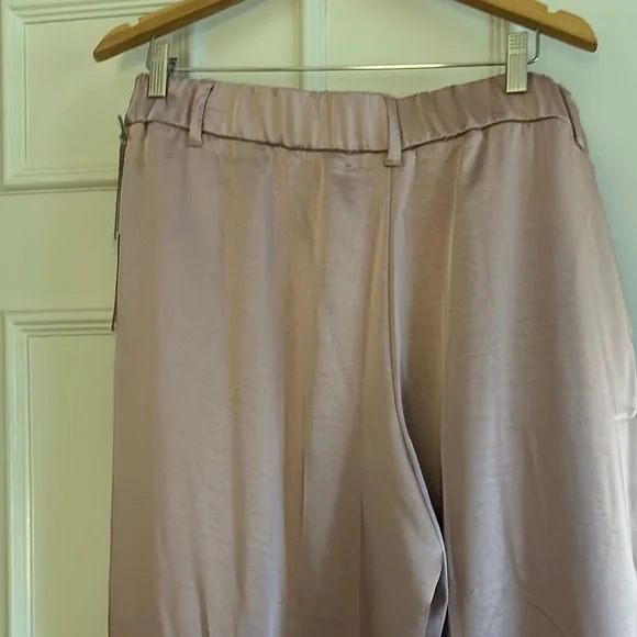 a new day Tan Wide Leg Pants with Elegant Pleats - Picture 9 of 10
